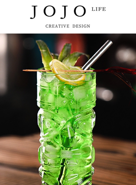 JOJO'S L. PD.jadeite.鸡尾酒杯鬼脸果汁杯冷饮杯玻璃杯 | 璧皂