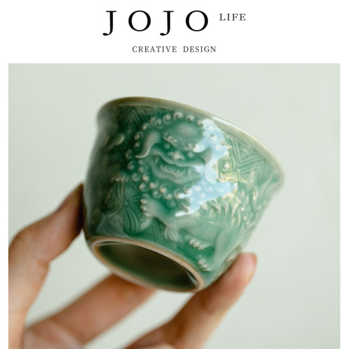 JOJO'SLIFEPD品茗杯山鼎越窑青