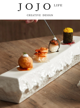 JOJO'S L. PD.formed.长方形保温盘子刺身盘寿司平盘托盘 | 信物