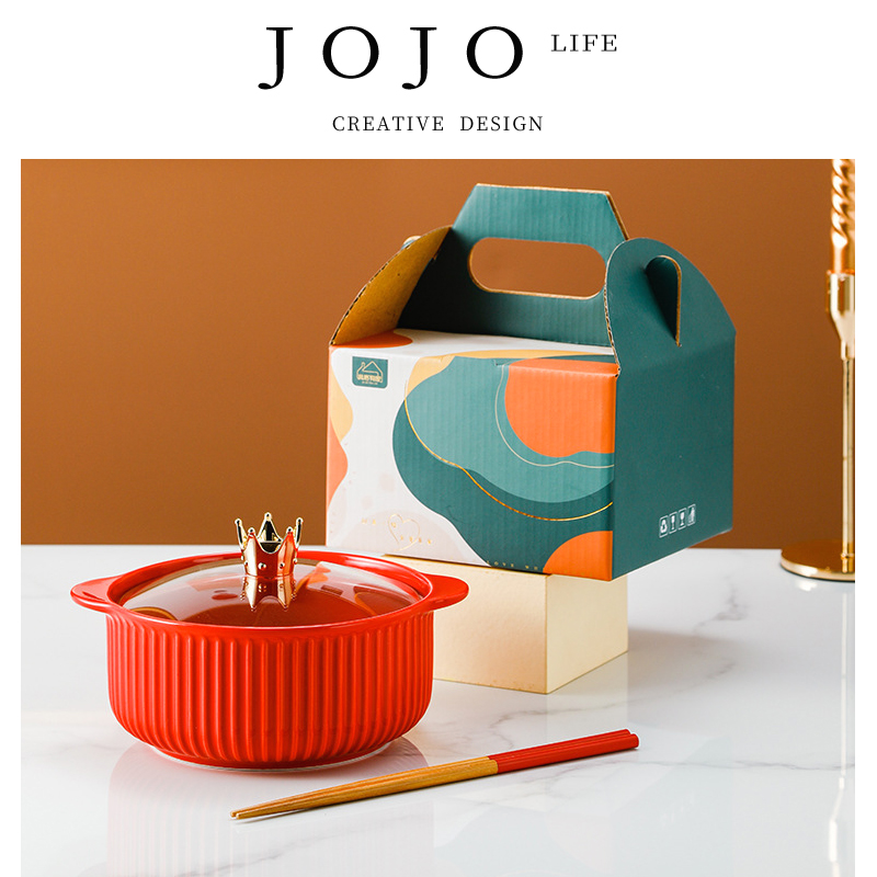 JOJO'SLIFEPD皇冠双耳泡面碗
