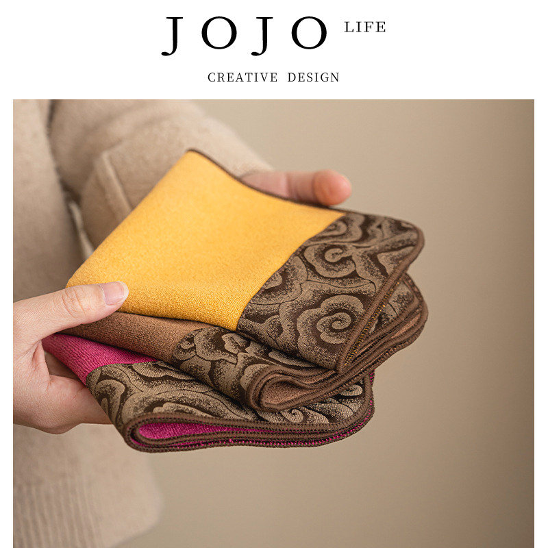 JOJO'S L. PD.紫泉涧.茶巾布吸水高档中式棉麻抹布茶道配件 |浴盆,餐饮具,茶巾,淘宝优惠券,粉丝福利购,淘宝优惠卷