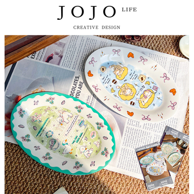 JOJO'SLIFEPD插画陶瓷餐盘