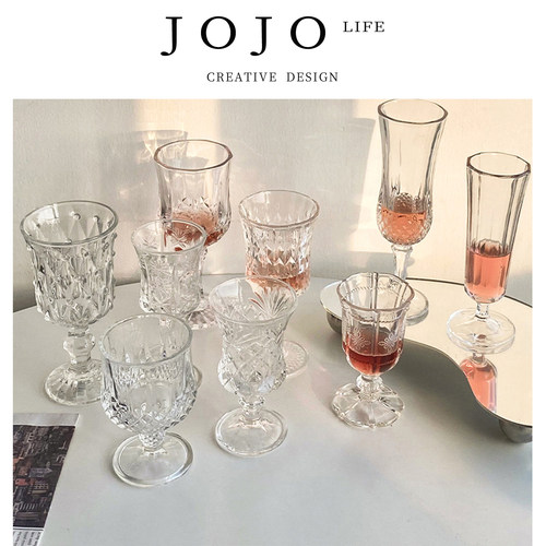 JOJO'SLIFEPDins风浮雕红酒杯