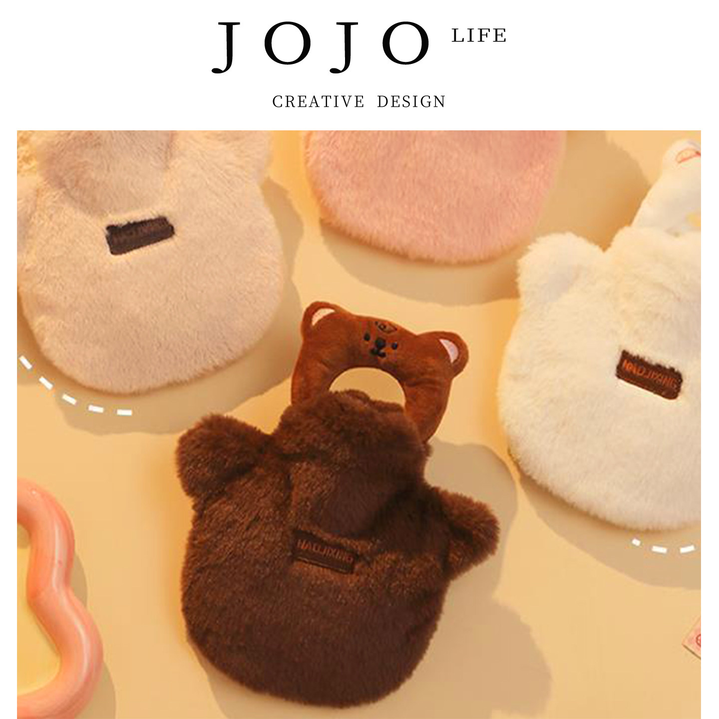 JOJO'S L. PD.meal.ins手提小熊热水袋注水迷你暖水袋 | 餐挥