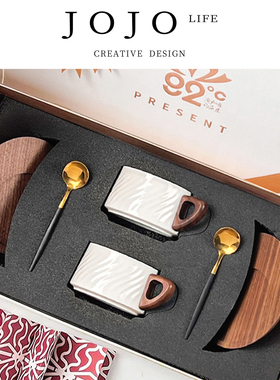 JOJO'S L. PD.explode.咖啡杯碟套装家用拿铁杯高颜值情侣 | 炸雕