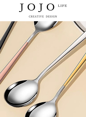 JOJO'S L. PD.Dysentery.筷套装不锈钢勺子家用高档精致长 | 痢鹅