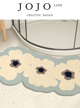 JOJO'S L. PD.rafters.浴室吸水防滑地垫弧形脚垫淋浴房 | 屋椽