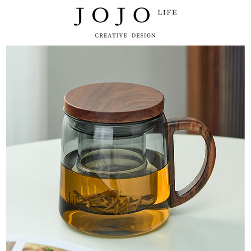 JOJO'SL.PD杯具家用耐热泡茶杯