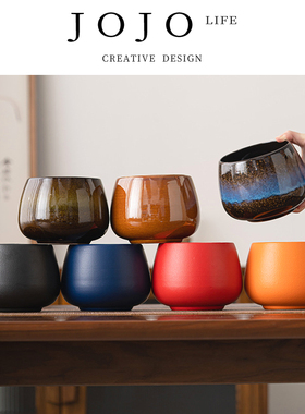 JOJO'S L. PD.紫泉涧.家用陶瓷茶渣缸水盂建水茶水缸废水 | 足摩