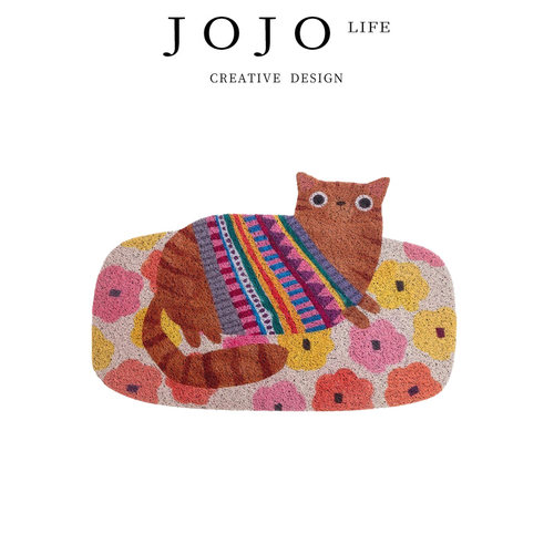 JOJO'SLIFEPD地毯卡通猫咪防滑