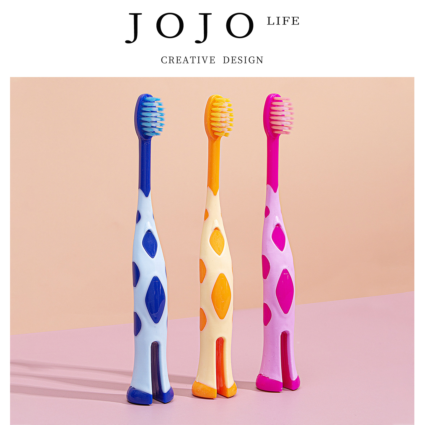 JOJO'SLIFEPD卡通小鹿牙刷软毛