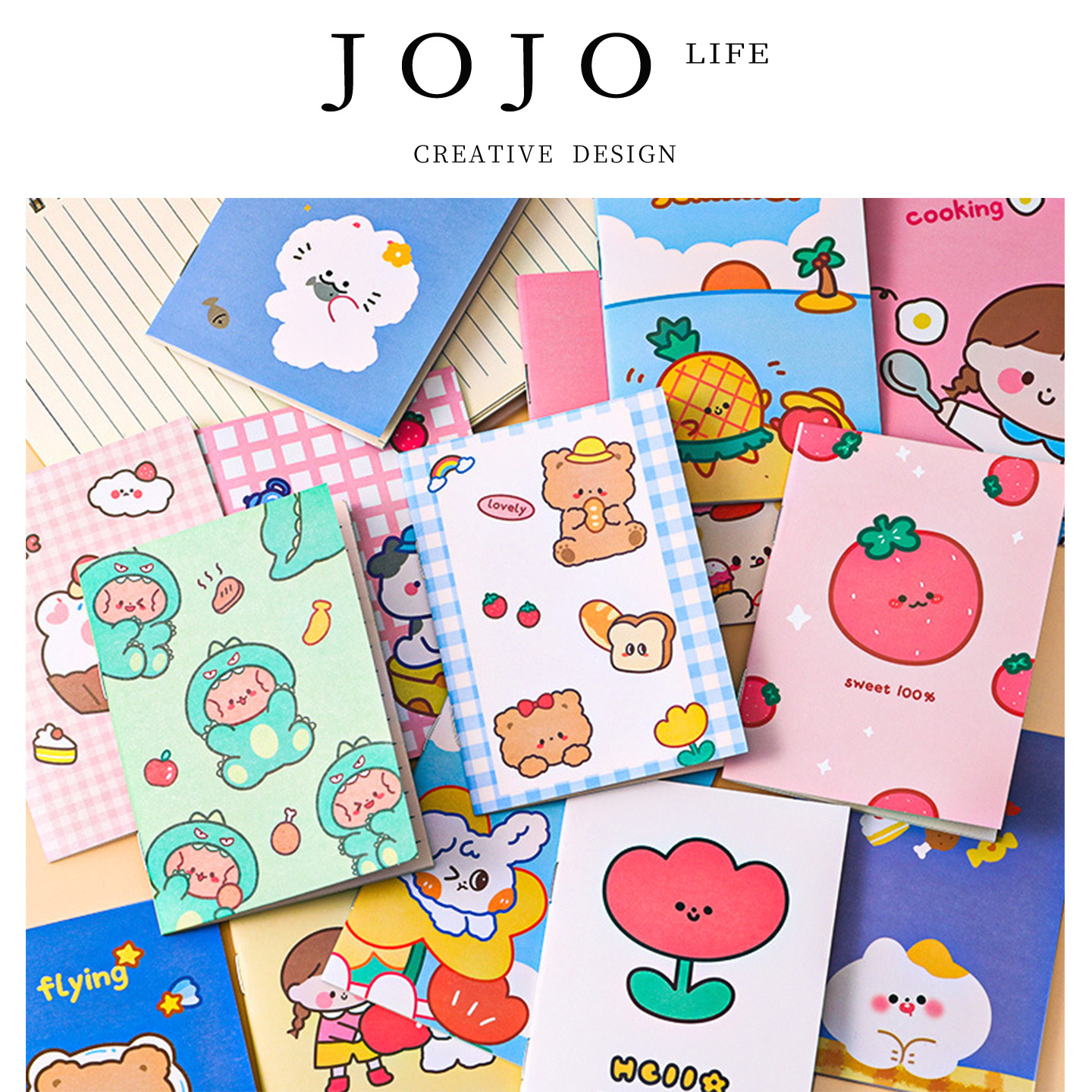 JOJO'S L. PD.学生可爱记事本