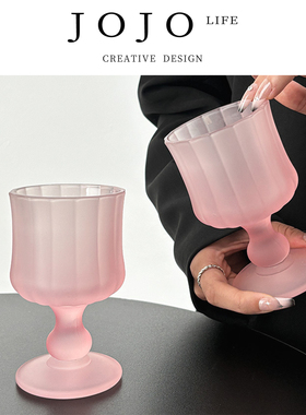 JOJO'S L. PD.Panic.高颜值ins奶油高级感水杯高脚玻璃杯 | 慌沁