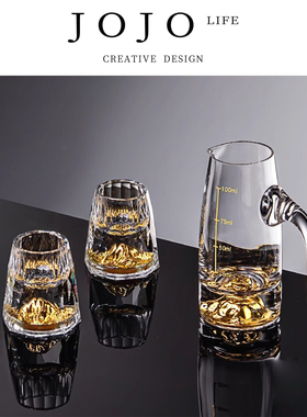 JOJO'S L. PD.Colt·杯具创意水晶玻璃小一口杯中式分酒器 | 乐驹