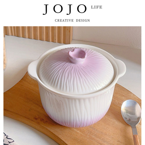 JOJO'SLIFEPD带盖陶瓷碗
