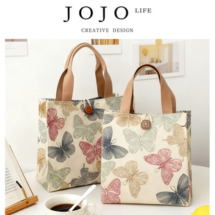 JOJO'S L. PD.杂货先生.创意日系帆布包手提便当包妈咪包 | 循泪