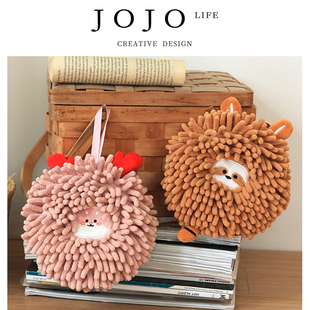 JOJO'S L. PD.Director.小浣熊刺绣卡通擦手巾加厚吸水厨房| 市董