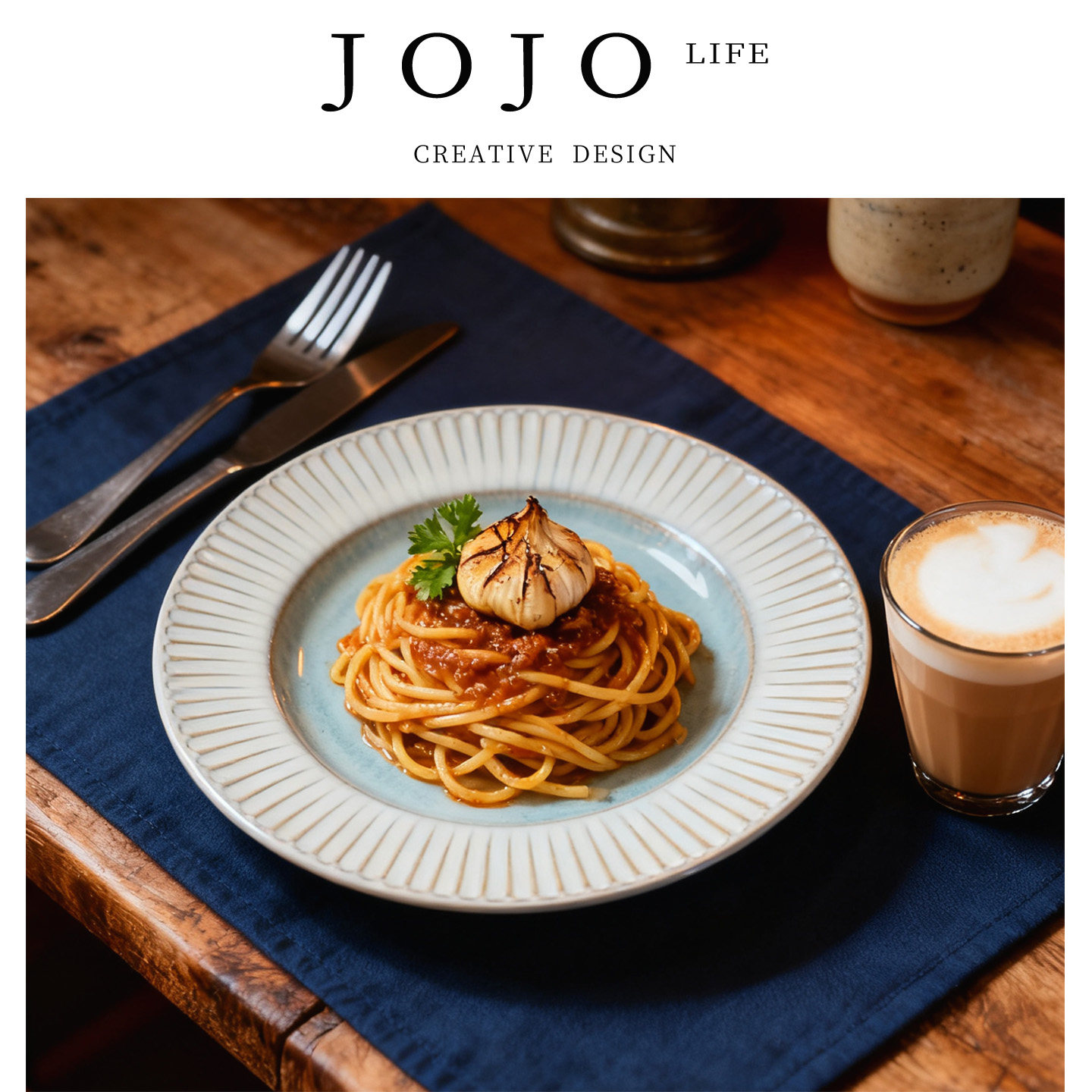 JOJO'S L. PD·relief·餐具创意陶瓷欧式简约西餐牛排盘 | 浮雕