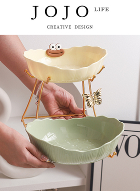 JOJO'S L. PD.explode.网红水果盆零食盘前台糖果点心盘 | 漏炸