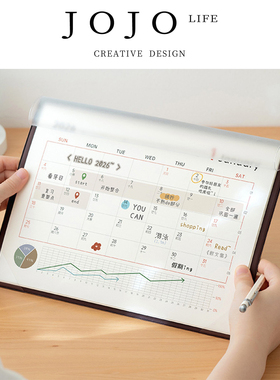JOJO'S L. PD.Obeying.台历蛇年桌垫日历桌垫计划打卡办公 | 乖紫