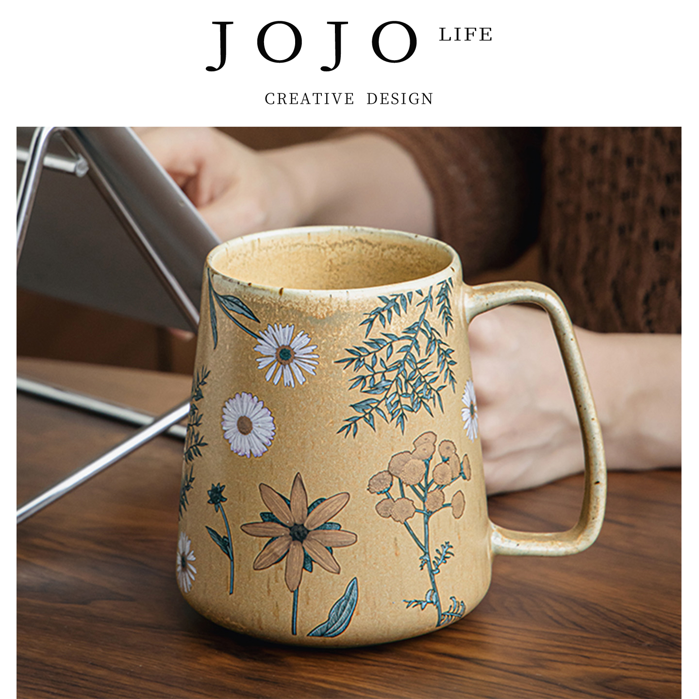 JOJO'SLIFEPD中古风陶瓷马克杯