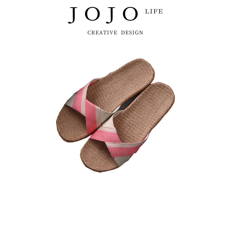 JOJO'S L. PD.Lei.亚麻拖鞋家居夏季厚底居家夏天凉拖鞋 | 雷雷,居家布艺,居家亚麻拖鞋,淘宝优惠券,粉丝福利购,淘宝优惠卷