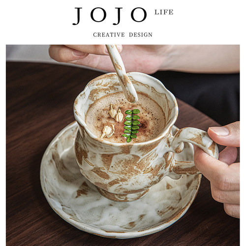 JOJO'SLIFEPD马克杯中古粗陶