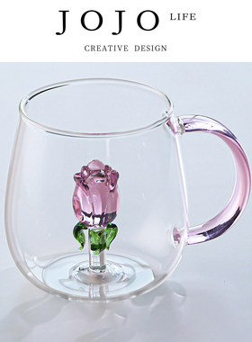 JOJO'S L. PD.Sadie.杯具立体动物耐热玻璃杯带把咖啡杯 | 绍迪