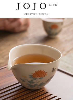 JOJO'S L. PD.medication.公道杯草木灰米白茶海分茶器匀杯 |取药