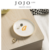 JOJO 磁场 PD.field.首饰托盘字母碟ins风展示盘浴室收纳盘