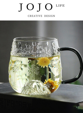 JOJO'S L. PD.consult.茶杯玻璃杯大容量个人专用泡茶杯 | 咨嚎