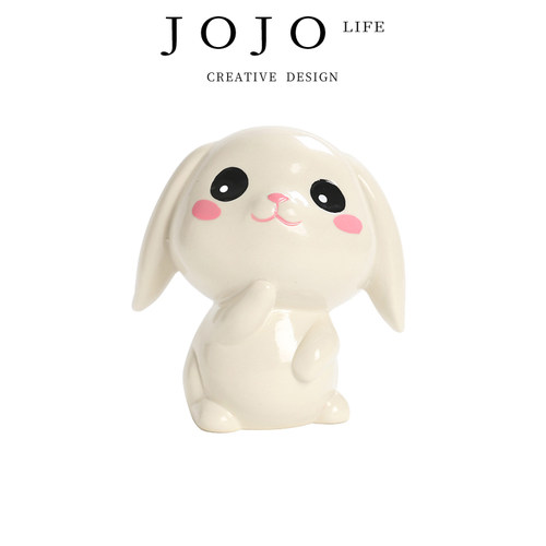 JOJO'SLIFEPD陶瓷萌兔摆件装饰
