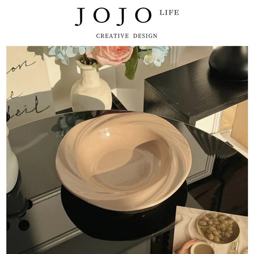 JOJO'SLIFEPD花朵陶瓷盘餐盘