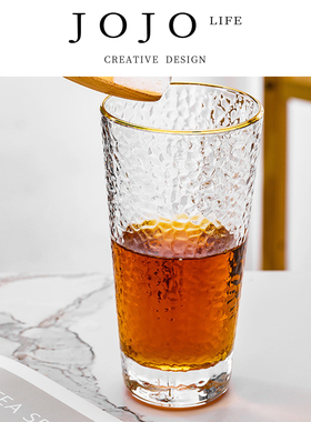 JOJO'S L. PD.rank.锤纹茶杯水杯复古金边锤纹喝水杯 | 莽澈