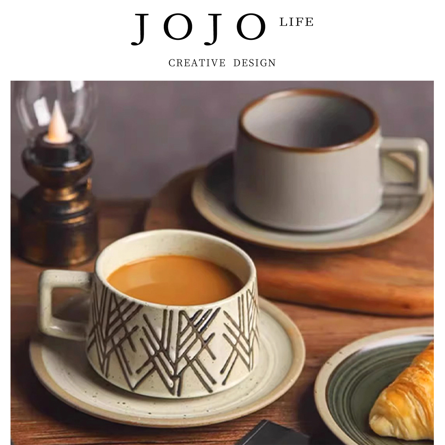 JOJO'SL.PD杯具日式复古陶瓷