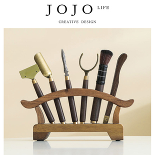 JOJO'S L. PD.紫泉涧.茶道六君子套装配件茶刀茶夹茶刷茶铲| 淳厚