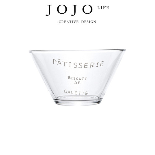 JOJO'SLIFEPD沙拉碗英文玻璃碗