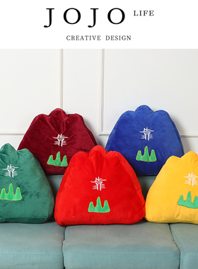 JOJO'S L. PD.More.刺绣护腰靠垫客厅沙发卧室飘窗靠枕枕头 |更叁