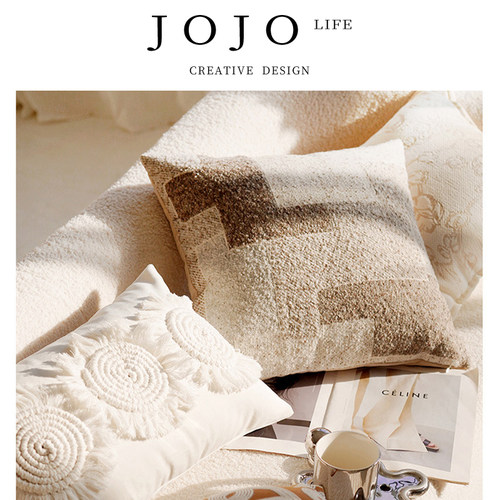 JOJO'SLIFEPD法式抱枕套靠枕