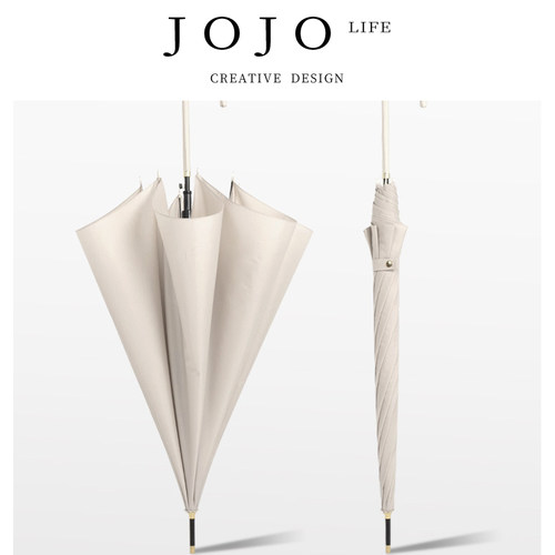 JOJO'SLIFEPD16骨长柄雨伞女