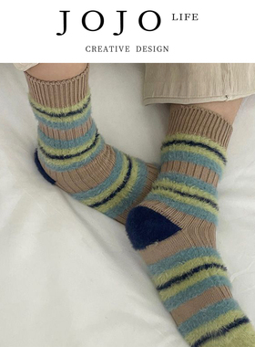 JOJO'S L. PD.Prostitute.中筒袜女生水貂绒地板袜秋冬季 | 妓阻