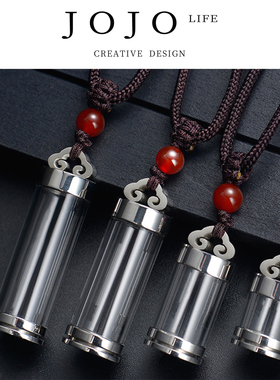 JOJO'S L. PD.metaphor 新非遗钛钢空心吊坠可打开放朱砂 | 喻躲