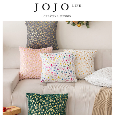 JOJO'SLIFEPD靠垫PV绒烫金枕