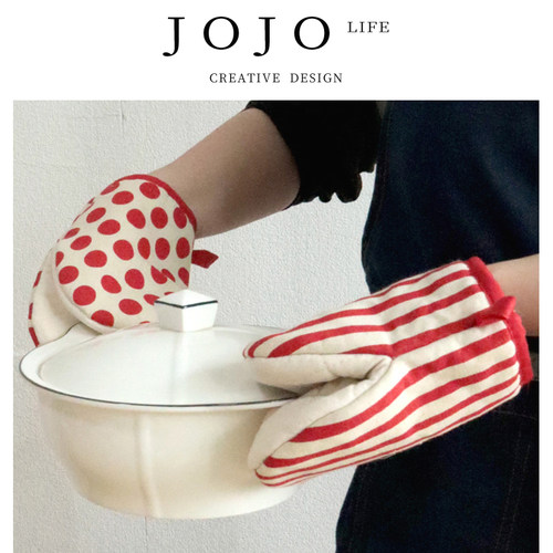 JOJO'SLIFEPD烤箱棉手套微波炉
