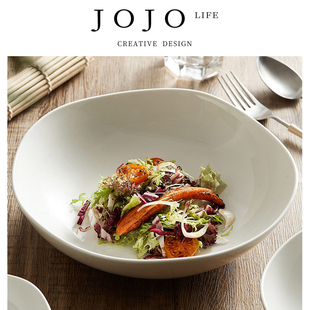 JOJO'S L. PD.Existing.酒店餐厅波浪沙拉碗陶瓷日式汤面碗 |现有