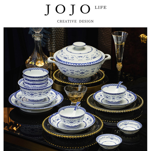JOJO'SLIFEPD.陶瓷碗碟盘套组