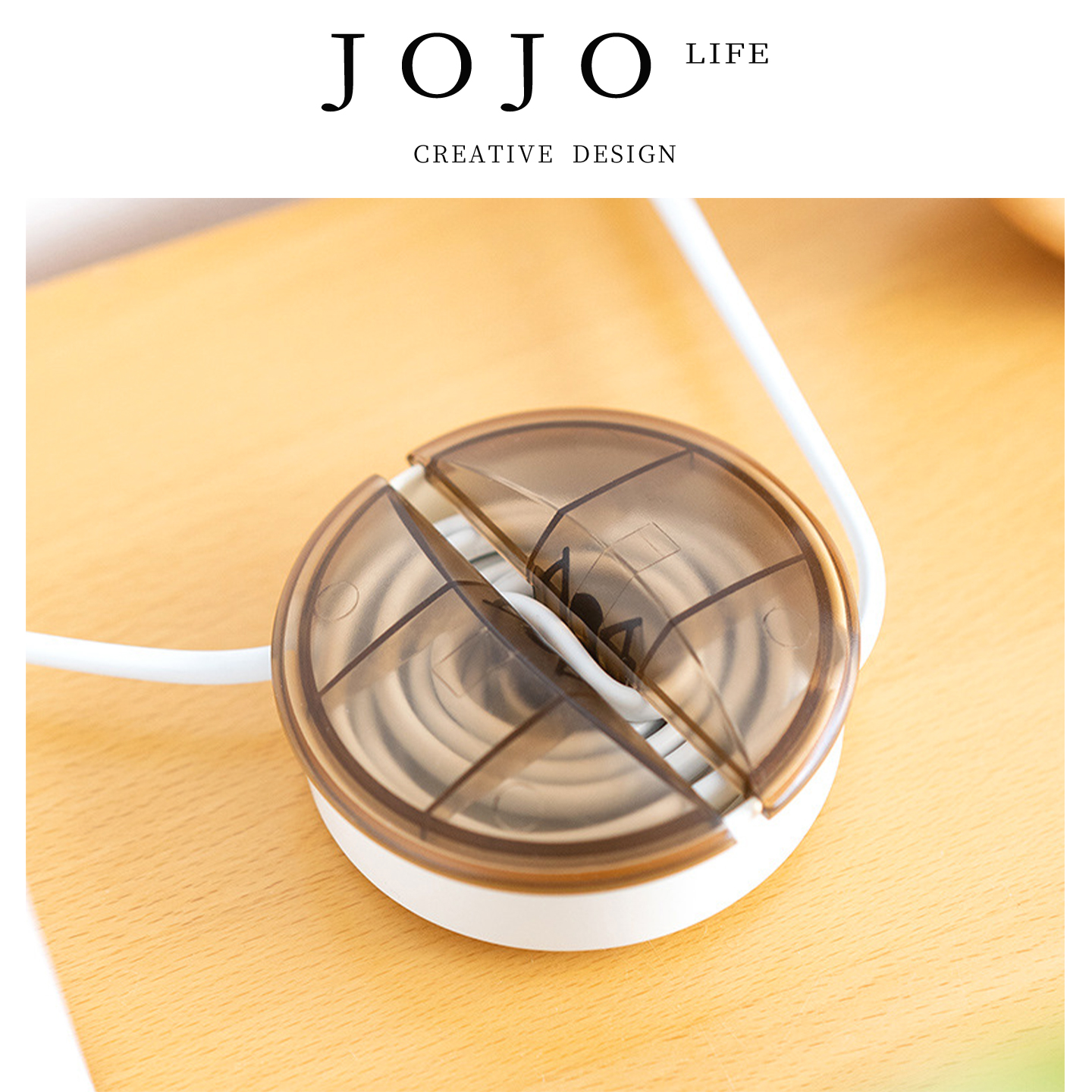 JOJOS L.PD.mark.大容量绕线器理线器数据线收纳桌面理线 | 标蘑