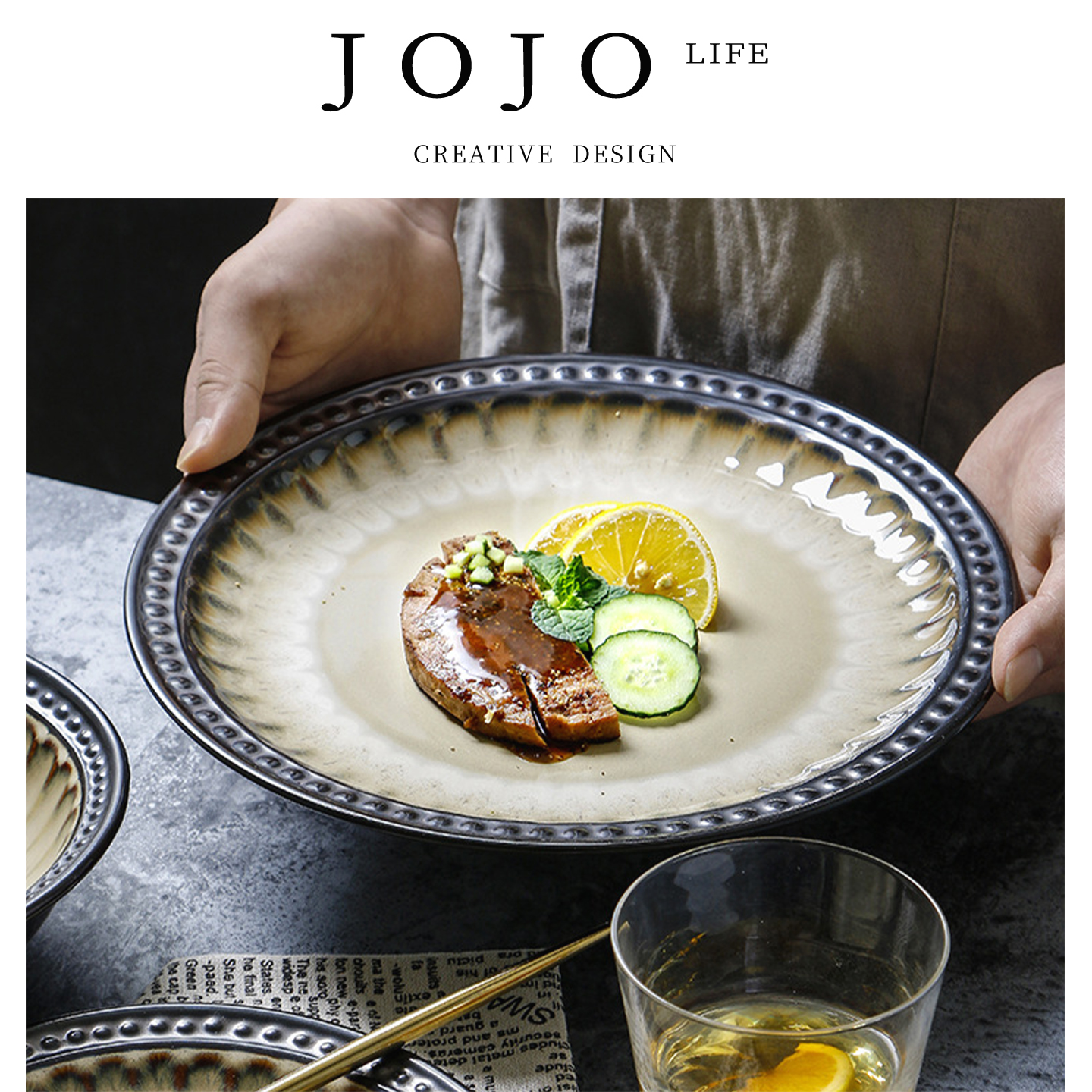 JOJO'SLIFEPD牛排西餐盘餐厅