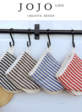 JOJO'S L. PD.supply.烘焙手套日式条纹图案鸭嘴隔热手套 | 供稿