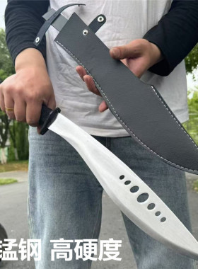 真开山武术刀轨道钢车载户外防身一体唐横绣春刀冷兵器合法未开刃